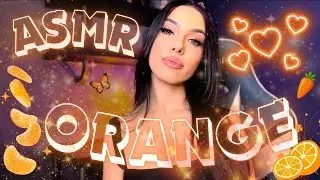 ASMR BUT IT'S ALL ORANGE - Fast and Aggressive triggers with only orange objects