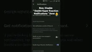 How to Disable Super Reaction Notifications 🔔 in Discord Mobile 