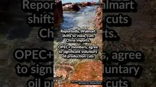 Walmart shifts to India, cuts China imports. OPEC+ members, agree to voluntary oil production cuts