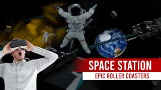 Epic Roller Coaster | Space station [ VR Gameplay ]