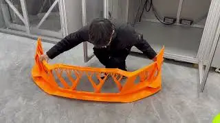 3D printing Audi car bumper!#3dprinter  #large3dprinter #carparts  #bumper  #autoparts #bodykit