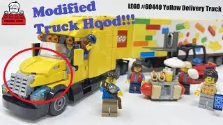 LEGO #60440 Yellow Delivery Truck Modification of The Truck Hood Portion, with Building Instruction