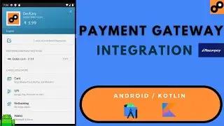 How to Integrate Payment Gateway in Android | RAZORPAY | Kotlin
