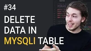 34: Delete Data From MySQL Database | PHP Tutorial | Learn PHP Programming | PHP for Beginners