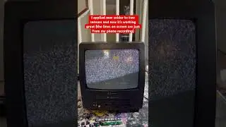 Easy CRT TV VCR combo repair! 