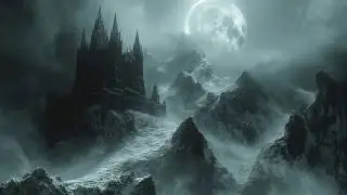 1-Hour Dark Castle Ambient Music - A Castle on the Mountains
