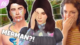 searching for MERMAIDS!... in the 100 baby challenge?!🧜‍♀️ The Sims 4 | #16