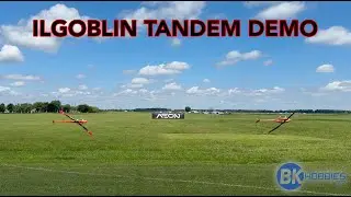 Bert and Kyle flying the ilGoblin together at the IRCHA Jamboree 2024