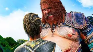 Тор заступается за Атрейя | Атрей против Хеймдалля God of War: Ragnarok (2022) Момент из игры