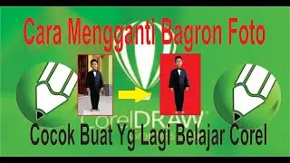cara mengganti bagrond foto di corel draw