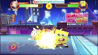 SpongeBob SquarePants VS Lincoln Loud In A Nickelodeon Super Brawl Universe Match / Battle / Fight