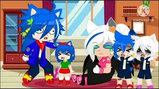 sonic x rouge A session with the family as a result of joking with the children 👈🤣💜💙