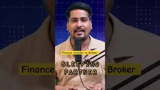 Finance minister vs Broker