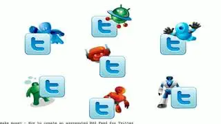 How to create an aggregated RSS Feed for Twitter