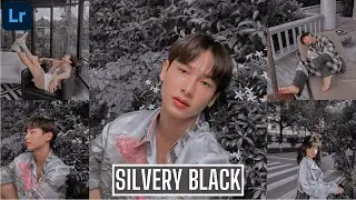 Silvery Black Preset - Lightroom Mobile Black And Silver Tones Preset | Black Tones | Silver Tone