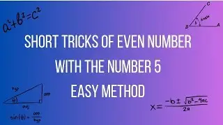 Short Trick Of Multiplication Of and Even Number By 5 #shorts #trending #easy#shorts#trending#easy