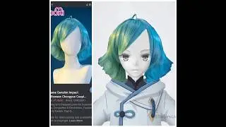 🍀 Editing Cosplay Hair to Genshin Characters { Genshin Impact }