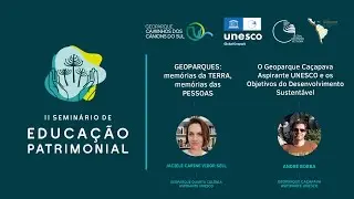 Geoparques Aspirantes Quarta Colônia e Caçapava - Jaciele Sell e André Borba
