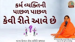 Karmic Reaction | Karmic Cycle | કર્મ વ્યક્તિની પાછળ પાછળ કેવી રીતે આવે છે? | Manav Dharam Gujarati