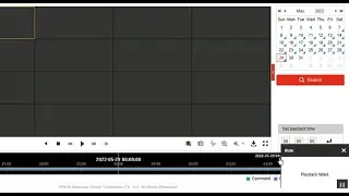 Playback Failed (error message) in web browser - Hikvision