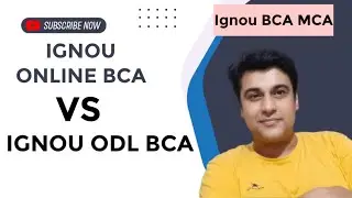 Ignou Online BCA VS Ignou ODL BCA | Ignou BCA Online | Ignou Open Distance Learning BCA | IGNOU BCA