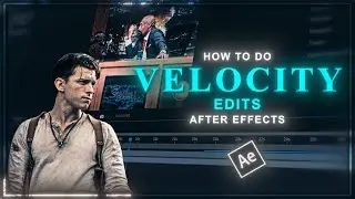Velocity Edit Tutorial In 2 Minutes | After effects Beginners Guide