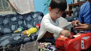 Fixing Cars Lightning McQueen Toy