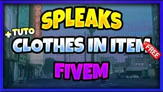 [ESX] Clothes in Item + Tuto [FREE] | FiveM | SP