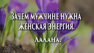 💖 Зачем мужчине нужна женская энергия. Лалана.