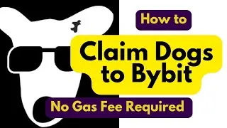 How to claim dogs airdrop to Bybit | No gas fee