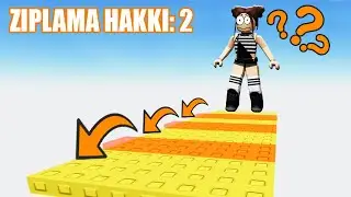 OBBY AMA SINIRLI ZIPLAMA!!😲Roblox Limited Jumps Difficulty Chart Obby