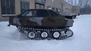 Самодельный гусеничный вездеход из ВАЗ 2108 и ВАЗ 2109