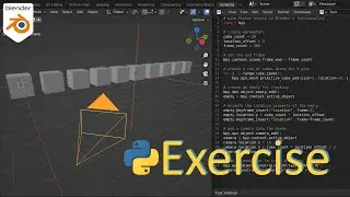 Beginner Blender Python Exercise: Track an empty with a camera
