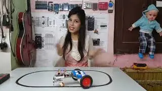 line following robot Arduino AGV Auto guided vehicle