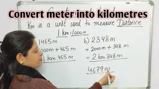 convert meter into kilometres | How to convert meter into kilometres