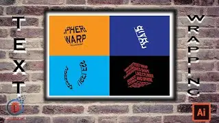 TEXT WRAPPING IN ADOBE ILLUSTRATOR | HOWTO MAKE COOL SHAPES USING TEXT ? | DESIGNAMO DESIGN HOUSE
