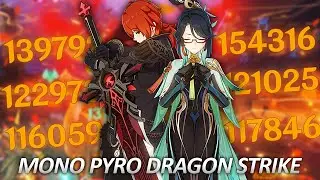 DILUC WITH BURNING PASSION!!! | 4.4 Abyss 12-1