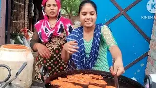 15 minut mein kurkuri rasili jalebi recipe Hindi, कम सामान में जलेबी की विधि