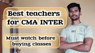 Best teachers for CMA INTER 👍#cma #cmalife #cmastudent #cmainter #cmaaspirants #cmaupdate #cma