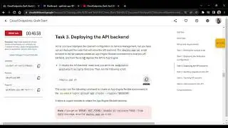 Cloud Endpoints  Qwik Start - Cloud Computing - 31541Z6BA