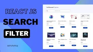 Search Filter In React | Build Search Filter With React JS | Make a Search Bar With React