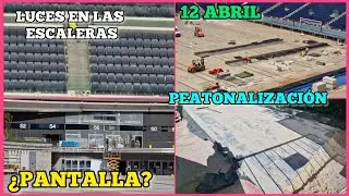 💥 ASÍ AVANZAN las OBRAS del estadio SANTIAGO BERNABEU (12 abril 2024)
