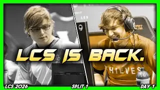 THE RETURN OF THE LCS (LCS 2026 CoStreams ━ Split 1 ━ Day 1)