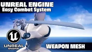 Weapon Mesh With Blade Hit Detection | How To Create Basic Melee Combat System in Unreal Engine 5
