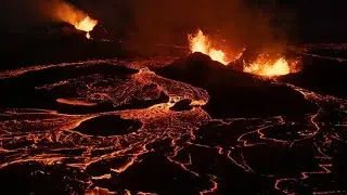 Island in Alarm: Vulkan spuckt wieder Lava