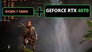Horizon Forbidden West PC TEST FPS | RTX 4070 + RYZEN 7 5800X TEST FPS HORIZON FORBIDDEN WEST PC
