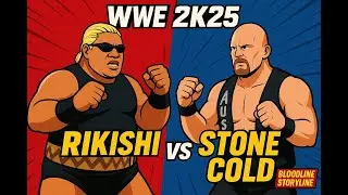 WWE 2k25 - Bloodline Showcase: Rikishi vs Stone Cold (gameplay)