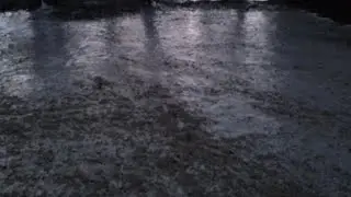 Ngl part of my backyard kinda looks like an ice skating rink lol (only way I can think of it)