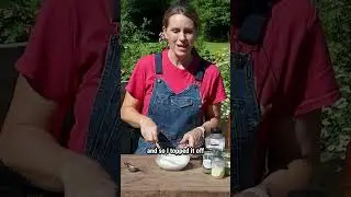Garden Ranch Dip with homegrown herbs