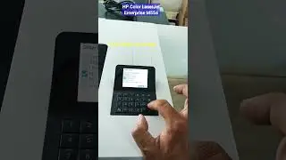 test PCL Font List page - máy in HP LaserJet Enterprise M554 #shorts
